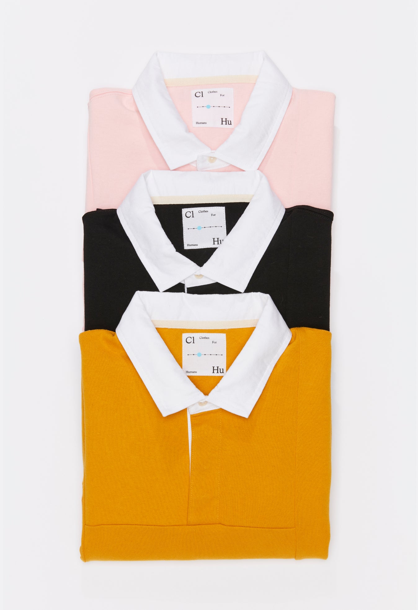 Oversized Patch-Paneled Polo