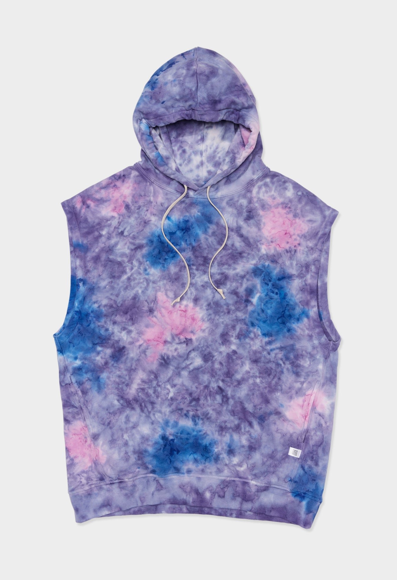 Marble Dye Oversized Sleeveless Hoodie