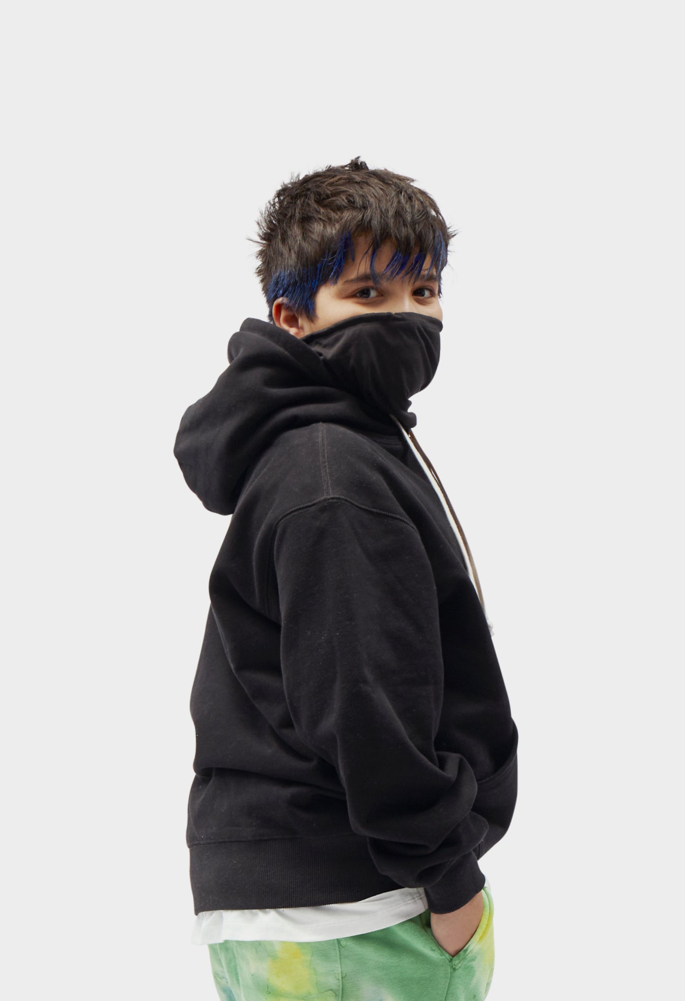 Masked hoodie store