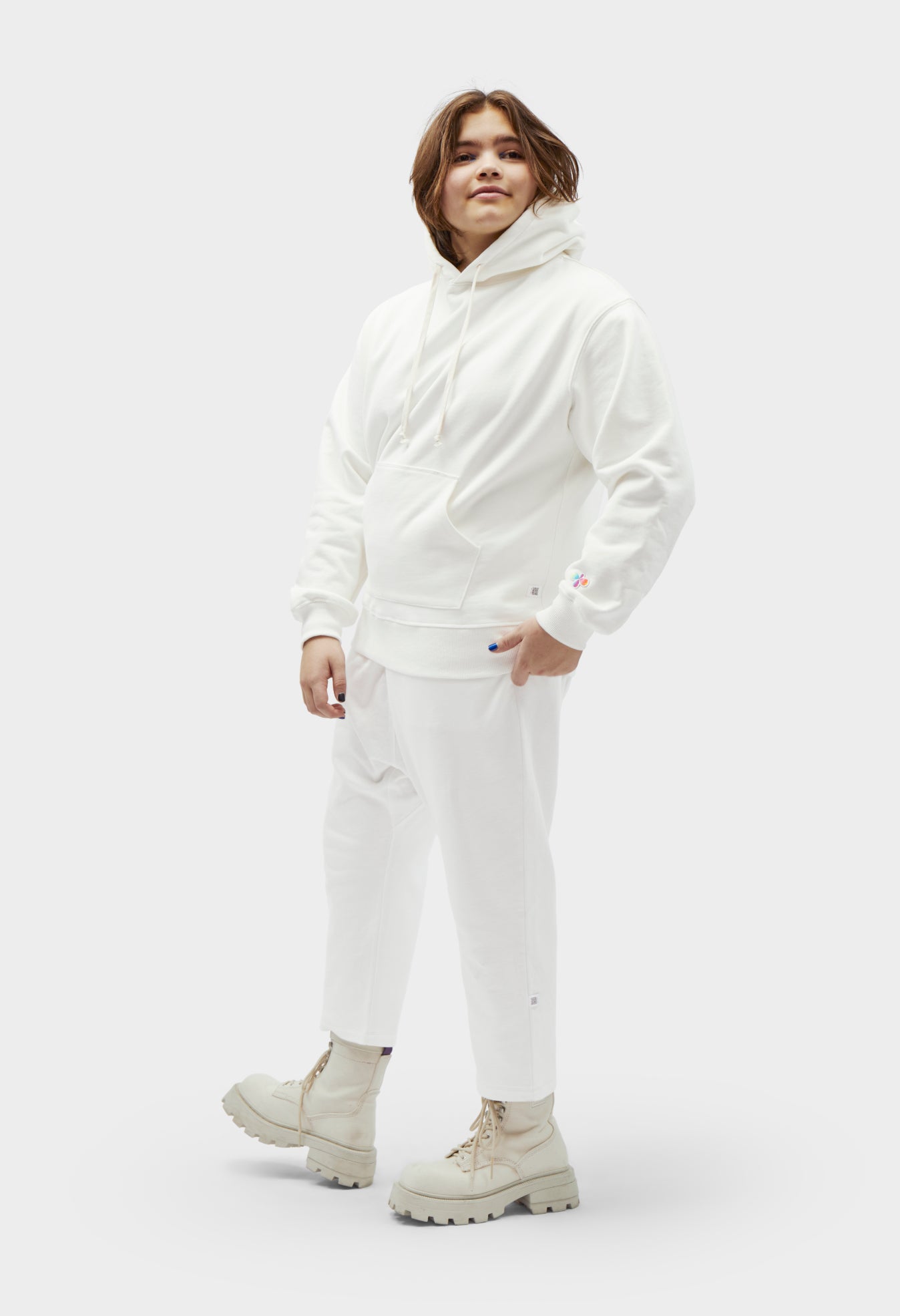 03 off clearance white hoodie