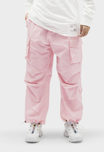 Burberry: Pink Amelia Cargo Trousers | SSENSE Canada