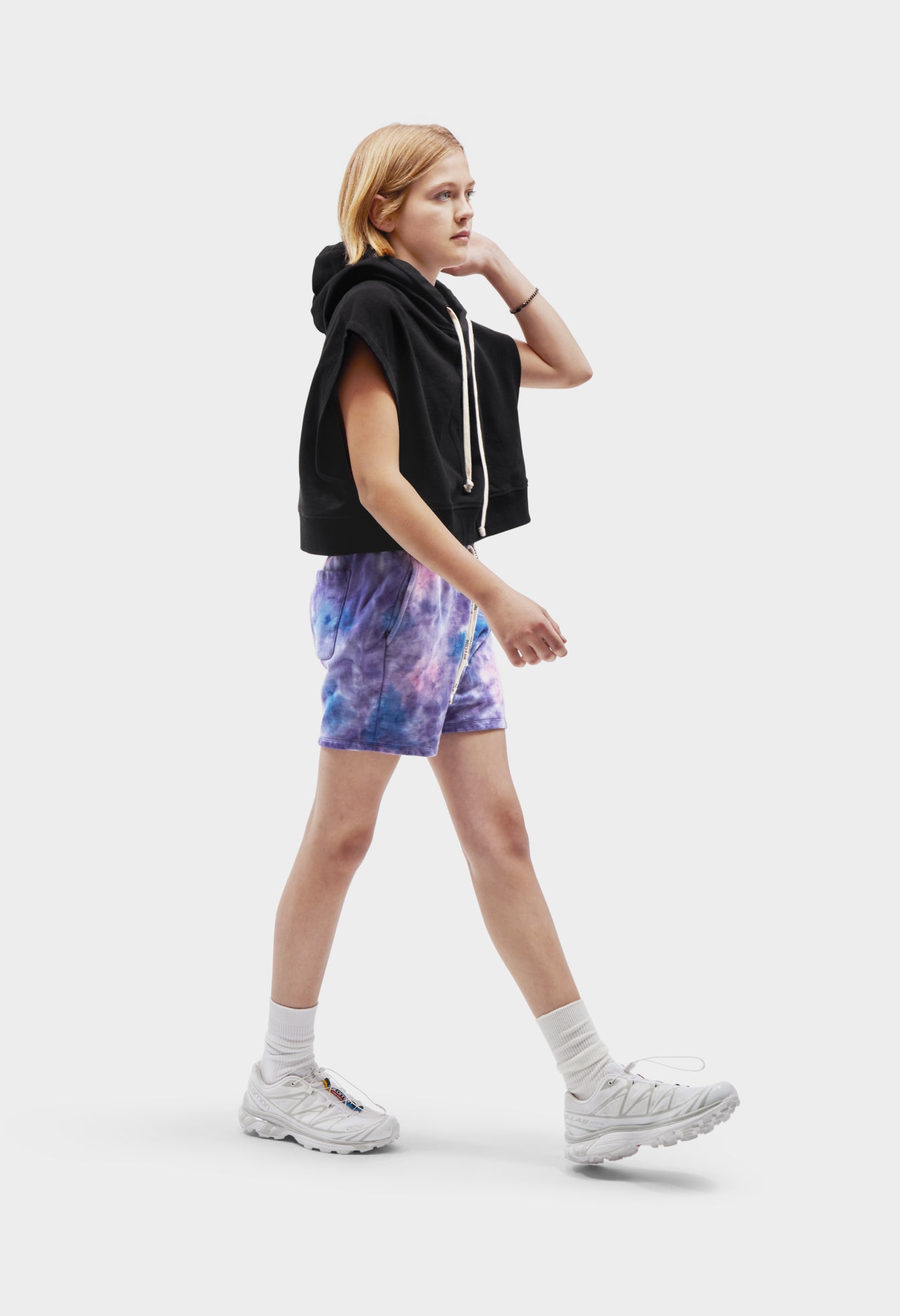 Girls sales sleeveless hoodie